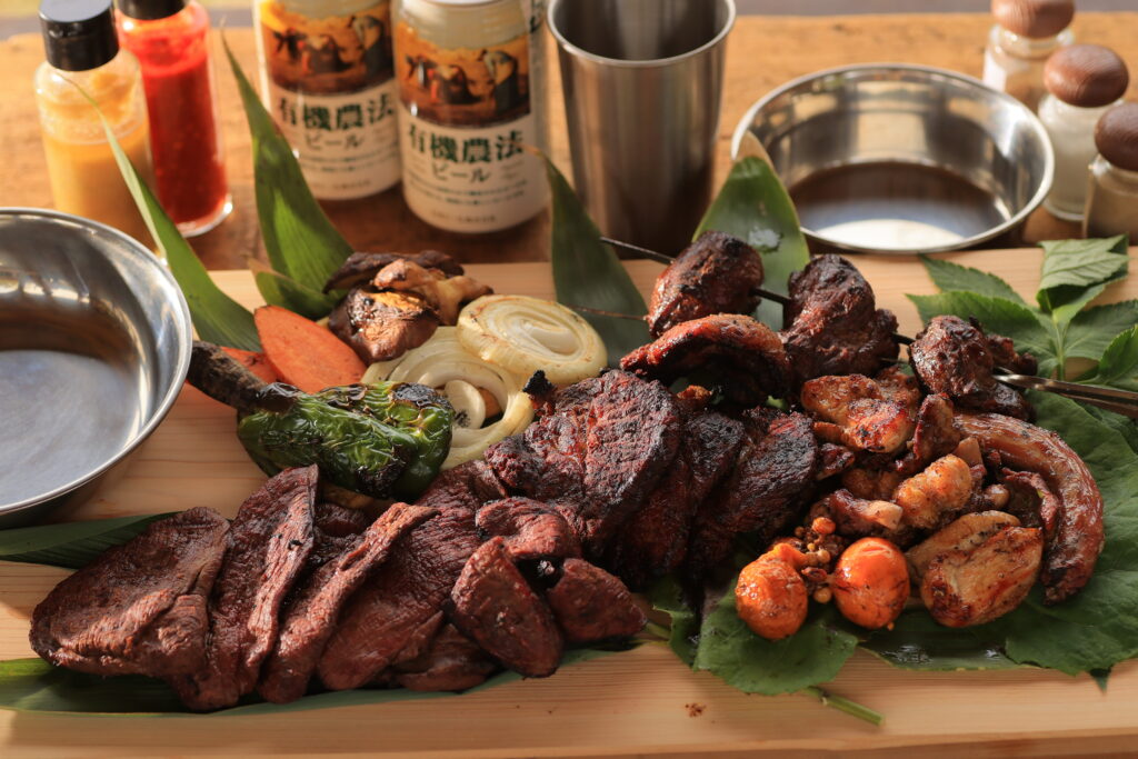 〈田歌舎おすすめ〉ジビエBBQプラン【ご予約受付中】